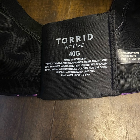 Torrid Galaxy medium support bra - Picture 7 of 11
